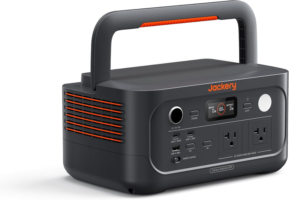 Jackery Explorer 500 v2 Portable Power Station (512Wh)