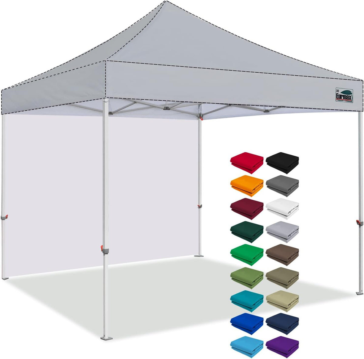 Eurmax USA 10x10 Canopy SunWall (Single Wall)