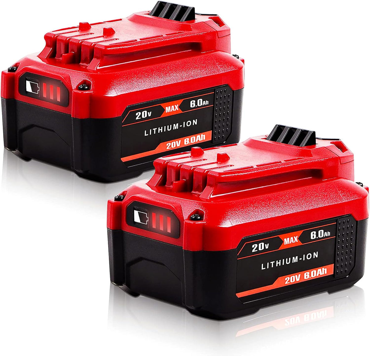 TenHutt 6.0Ah battery 2-pack, CRAFTSMAN V20 compatible