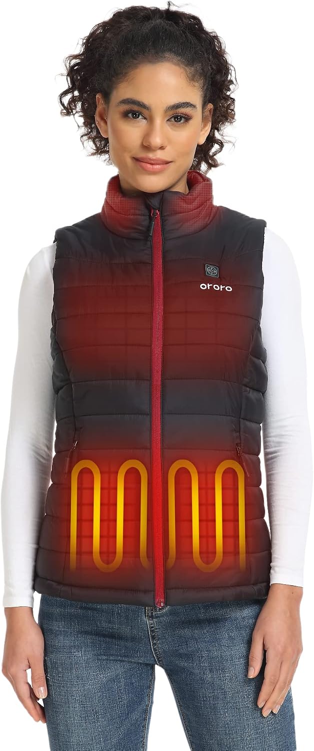 ORORO Women's 4-Zone Heated Vest — Layer Under Any Fest Fit