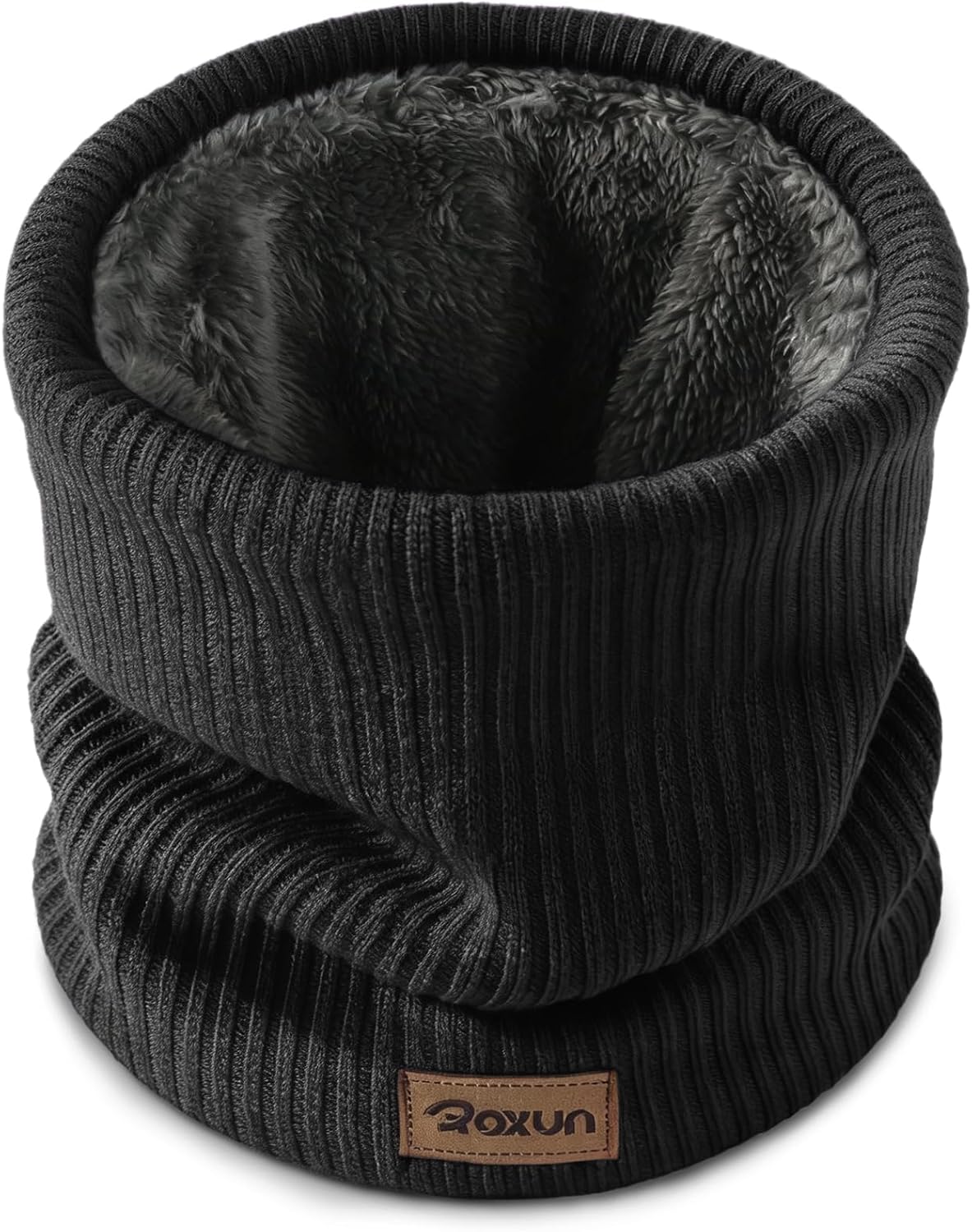 ROXUN Fleece Neck Gaiter — Winter Neck & Face Warmer