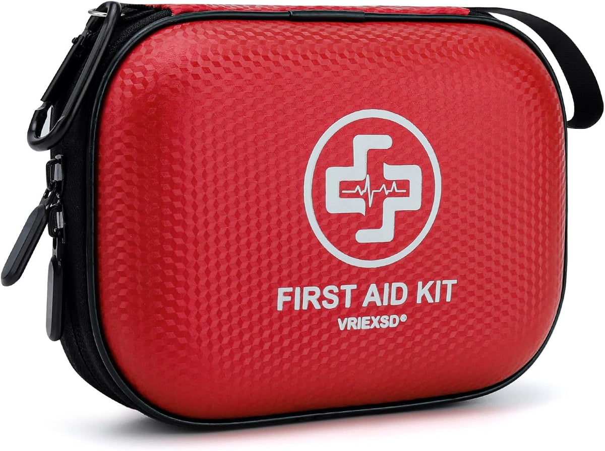 Mini First Aid Kit 150 Pieces — Hard-Shell Camp Case