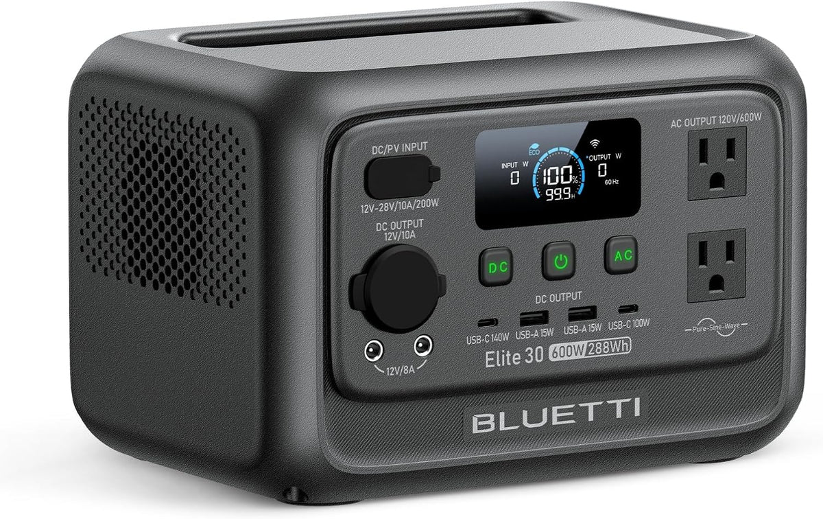 BLUETTI Elite 30 V2 Portable Power Station (288Wh)