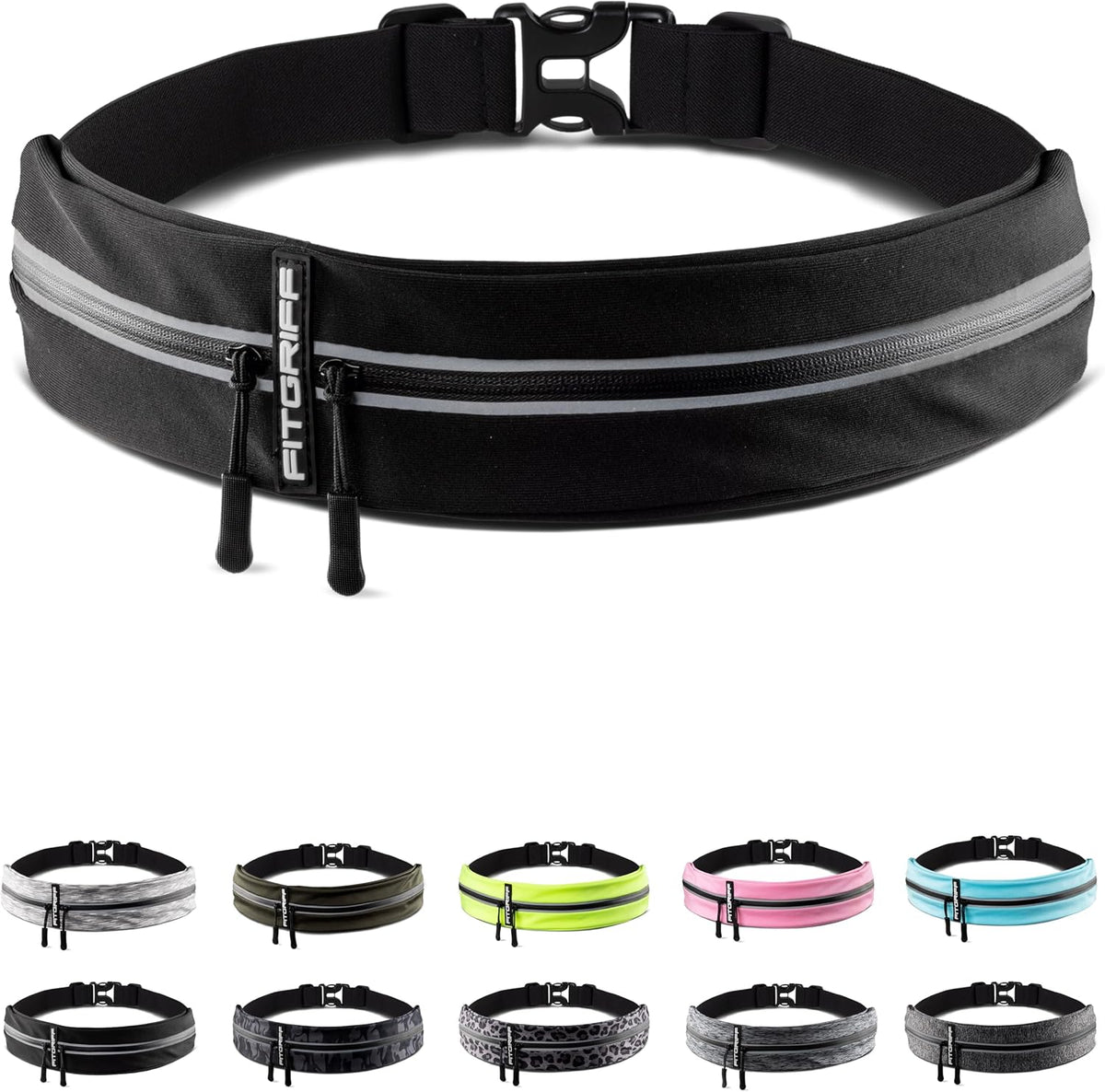 Fitgriff Running Belt — Slim Phone Pouch That Stays Under Your Fit