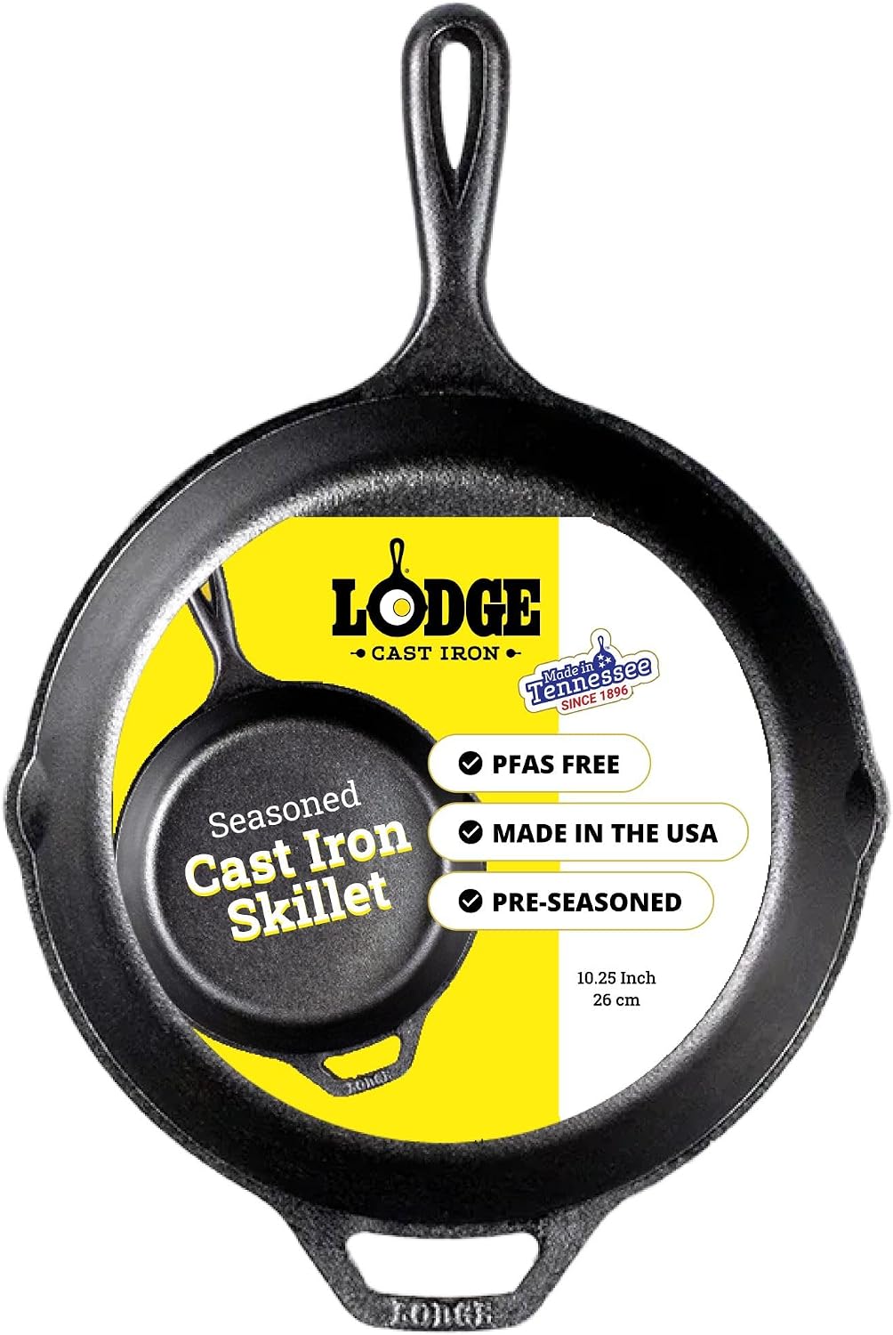 Lodge 10.25 inch cast iron skillet