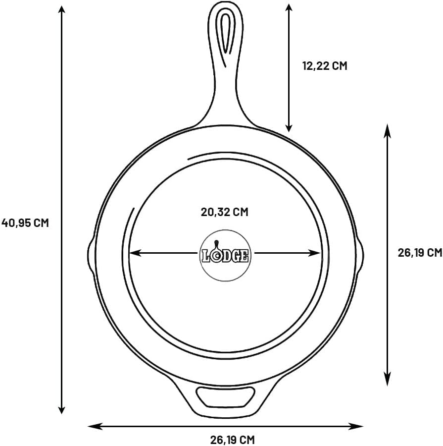 Lodge 10.25 inch cast iron skillet — photo 3