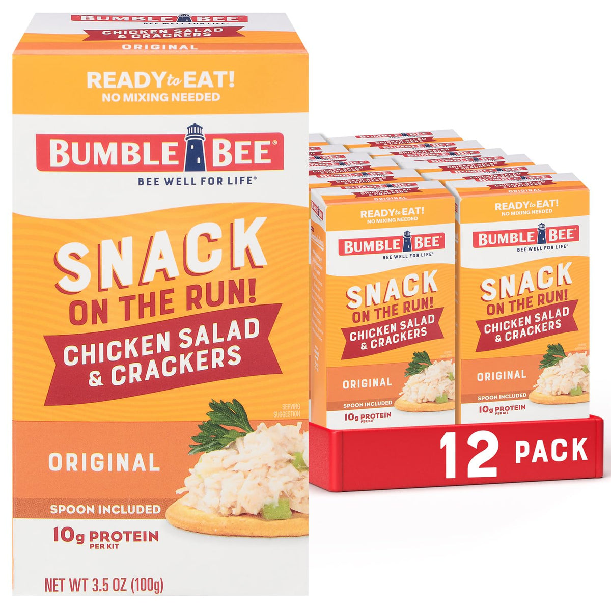 Bumble Bee Snack On The Run chicken salad and crackers kit
