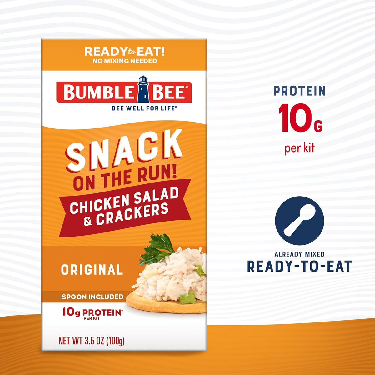 Bumble Bee Snack On The Run chicken salad and crackers kit — photo 2