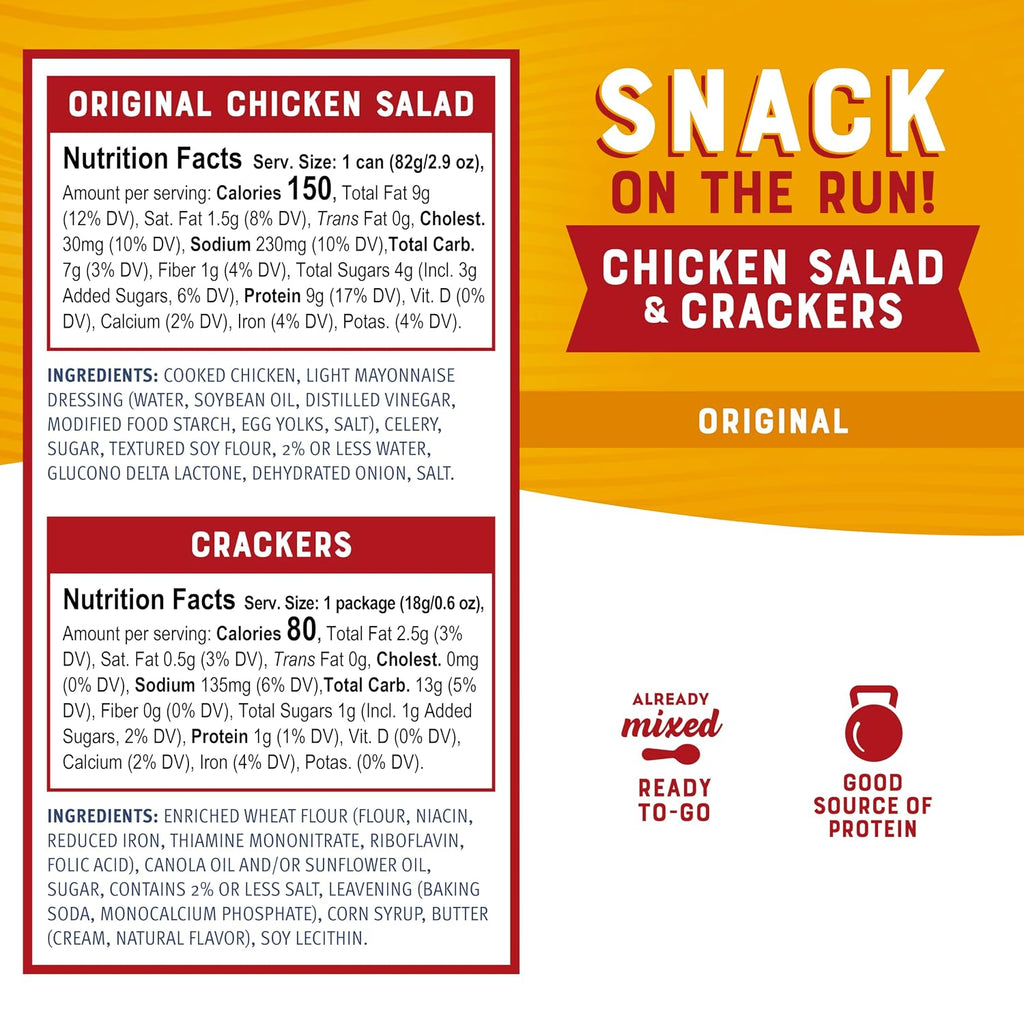 Bumble Bee Snack On The Run chicken salad and crackers kit — photo 3