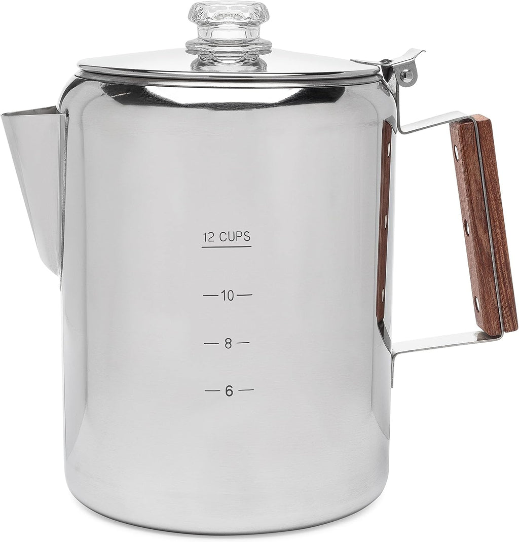 COLETTI Bozeman stainless steel percolator coffee pot