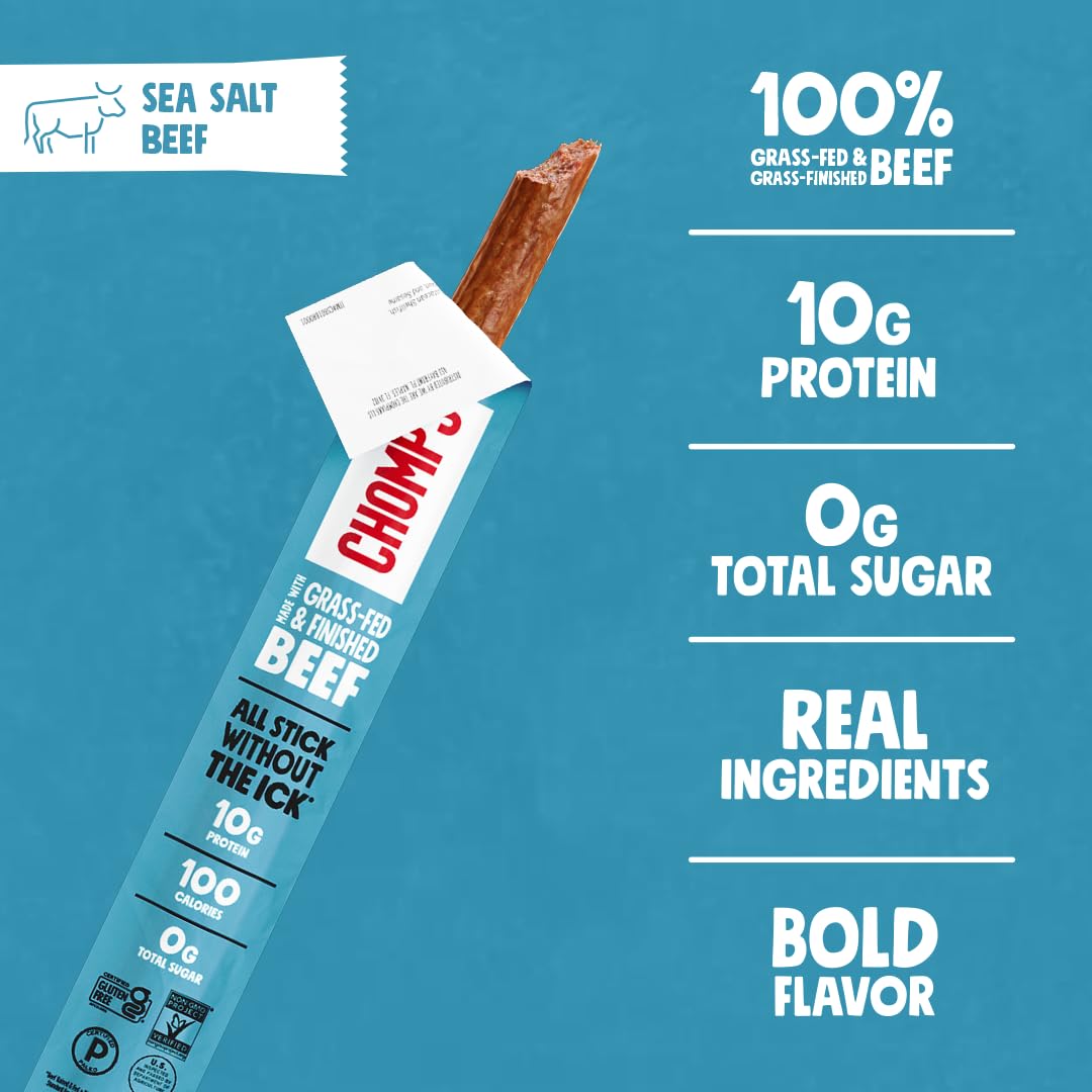Chomps Sea Salt grass-fed beef sticks — photo 3