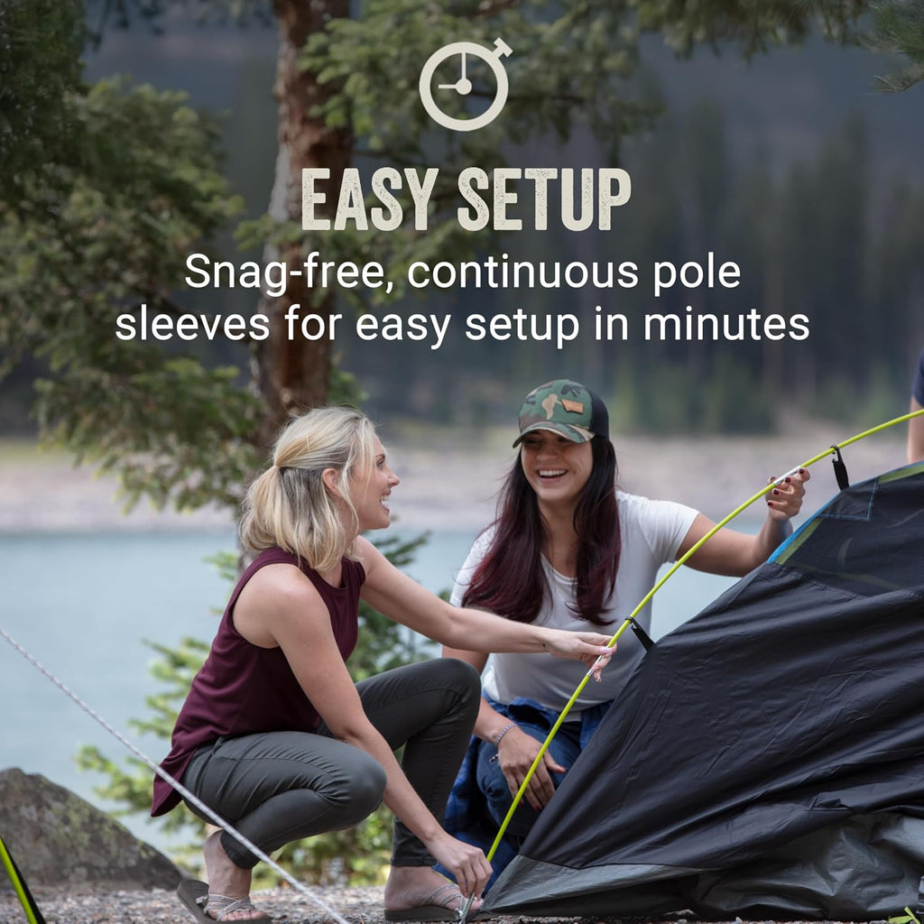 Coleman Sundome Dark Room 4-person tent that blocks daylight for festival sleep — photo 3