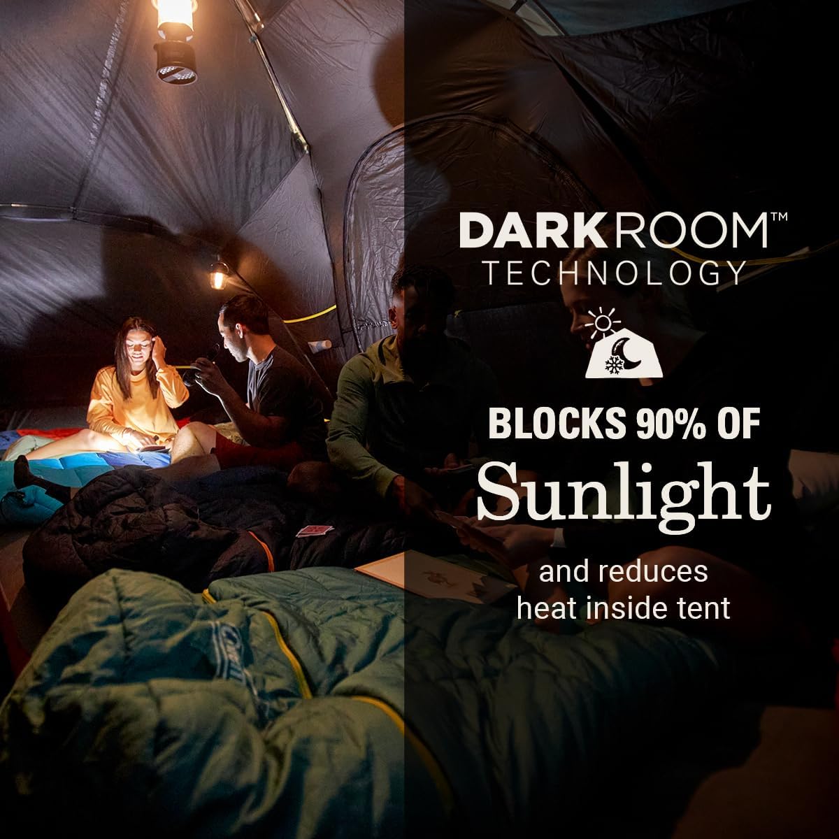 Coleman Skydome Dark Room 10-person tent for large festival crew camping — photo 2