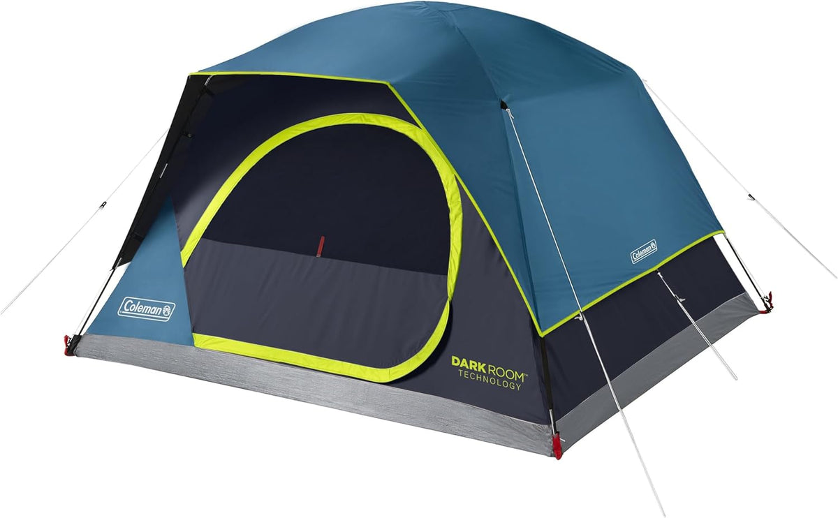 Coleman Skydome Dark Room 4-person tent with taller walls for festival sleep