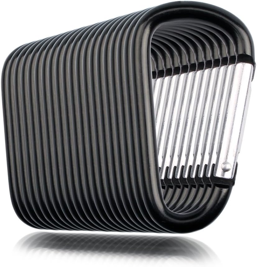 Aluminum D-Ring Carabiners 20-Pack — Hang Gear Off Dust product photo