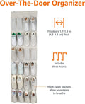 Amazon Basics 24-pocket over-door hanging shoe organizer product photo