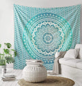 Queen Cotton Mandala Tapestry — Festival Camp Wall Hanging