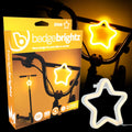 Brightz BadgeBrightz star shaped LED bike light with silicone strap