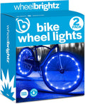 Brightz WheelBrightz blue LED bike wheel lights two-pack for night riding