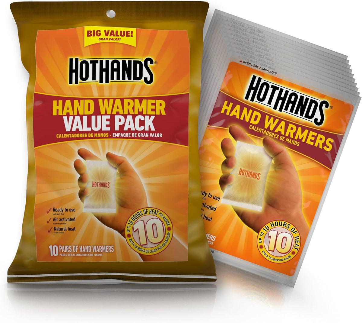 HotHands 10-Pair — After-Midnight Festival Hand Warmers