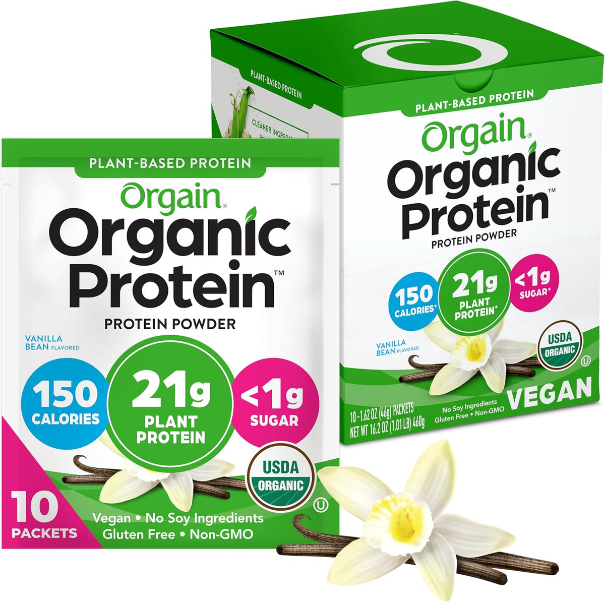 Organic Plant Protein Packets — Camp Fuel