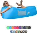WEKAPO inflatable air lounger couch portable blow up sofa for festivals camping beach