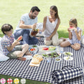 ZAZE 80x80 machine washable waterproof sandproof foldable picnic beach blanket oversized