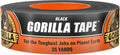 Gorilla Tape Black 35 yd — Heavy-Duty Camp Repair | Dustproof Supply