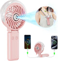 Handheld USB Misting Fan — Personal Cool-Down | Dustproof Supply