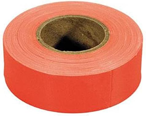 IRWIN Strait-Line bright orange non-adhesive flagging survey tape roll 300 foot
