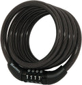 Master Lock 8143D 4 foot combination cable bike lock coiled black vinyl