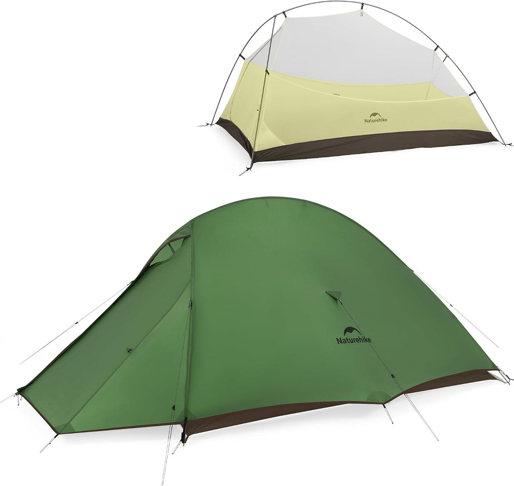 Naturehike Cloud-Up 2-person ultralight freestanding backpacking tent with footprint