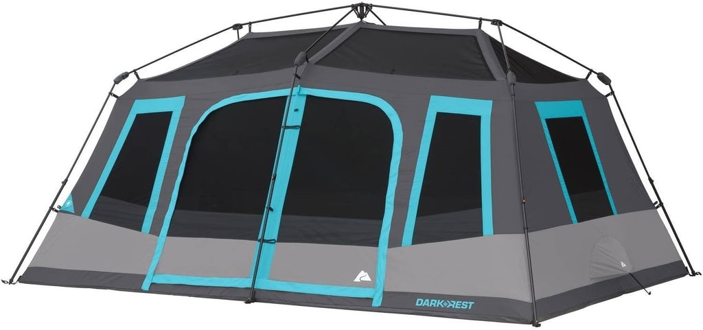 Ozark Trail 10-person Dark Rest instant cabin tent for festival crew camping — photo 2